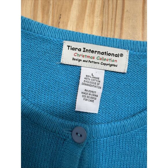 Vintage Tiara International Women’s Christmas Sweater L - Picture 6 of 6